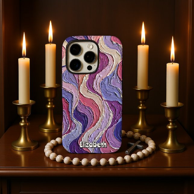 Tangled Pastel Waves Case-Mate iPhone Case (Creator Uploaded)