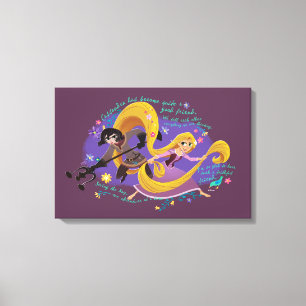 Tangled Rapunzel & Cassandra Canvas Print