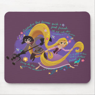 Tangled Rapunzel & Cassandra Mouse Pad
