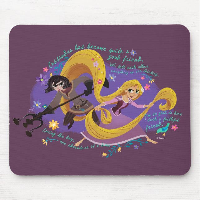 Tangled | Rapunzel & Cassandra Mouse Pad (Front)