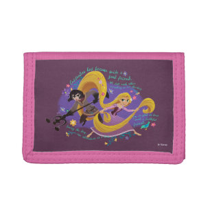 Tangled Rapunzel & Cassandra Trifold Wallet