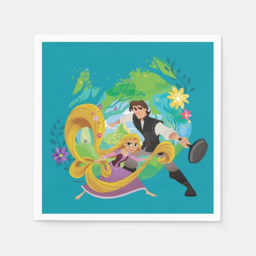 Tangled  Rapunzel  Eugene Napkins