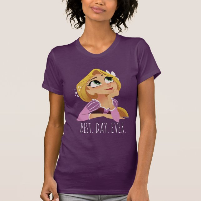 Tangled | Rapunzel - Never Give Up On Your Dreams T-Shirt (Front)