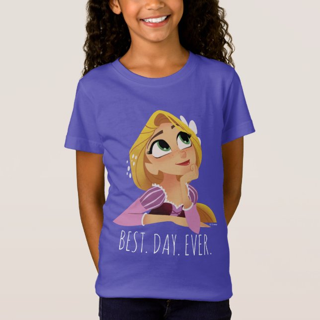 Tangled | Rapunzel - Never Give Up On Your Dreams T-Shirt (Front)