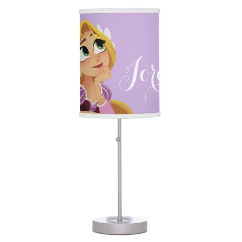 Tangled  Rapunzel _ Never Give Up On Your Dreams Table Lamp