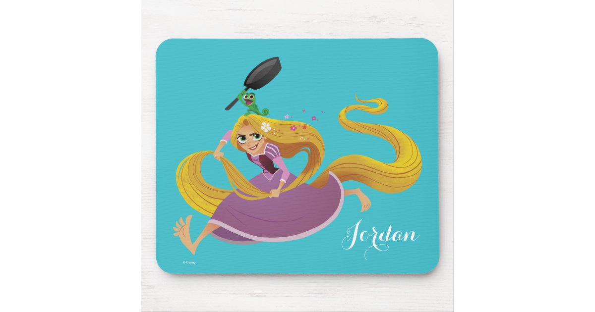 Tangled | Rapunzel & Pascal Mouse Pad | Zazzle