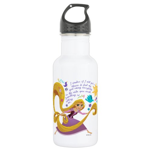 Tangled  Rapunzel _ Something is Calling Me Stainless Steel Water Bottle