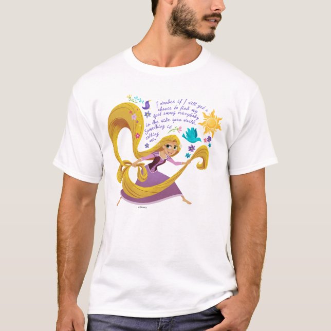 Tangled | Rapunzel - Something is Calling Me T-Shirt (Front)