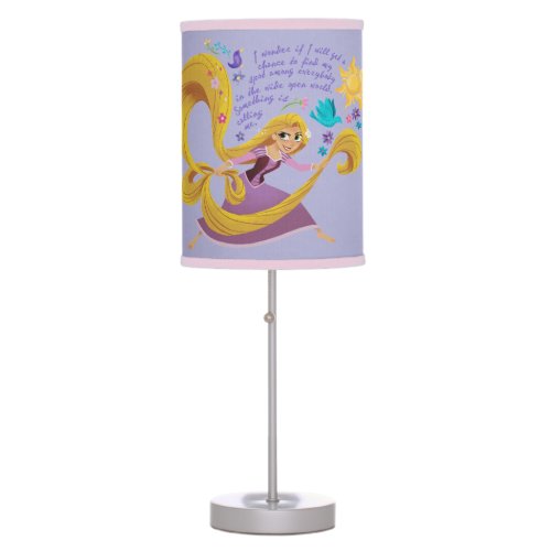 Tangled  Rapunzel _ Something is Calling Me Table Lamp