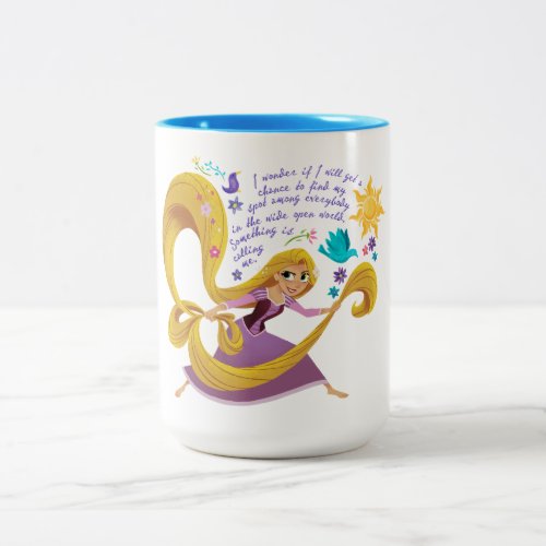 Tangled  Rapunzel _ Something is Calling Me Two_Tone Coffee Mug