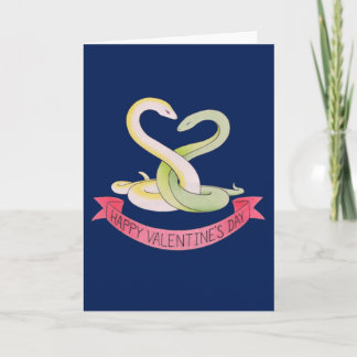 Tangled Snakes Valentine's Day Greeting Card