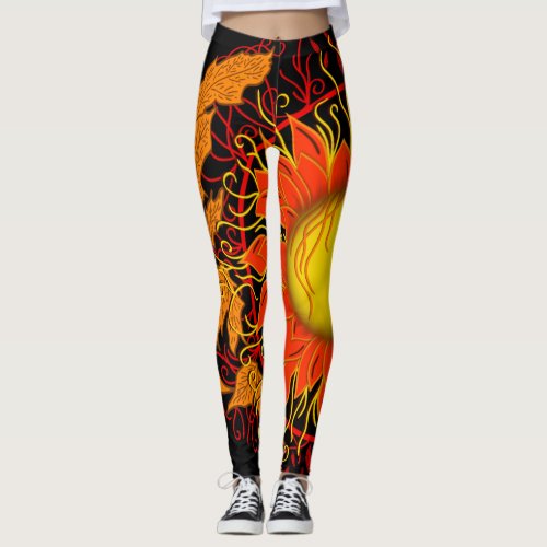 Tangled Sun Leggings