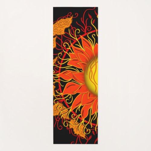 Tangled Sun Yoga Mat