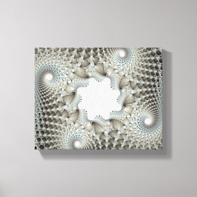 Tangled up in blue canvas print (Front)