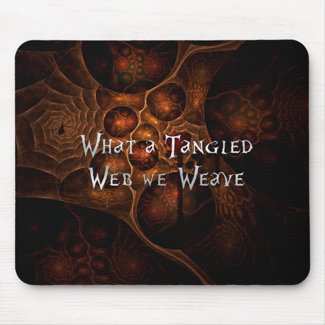 Tangled Web Mouse Pad (Front)