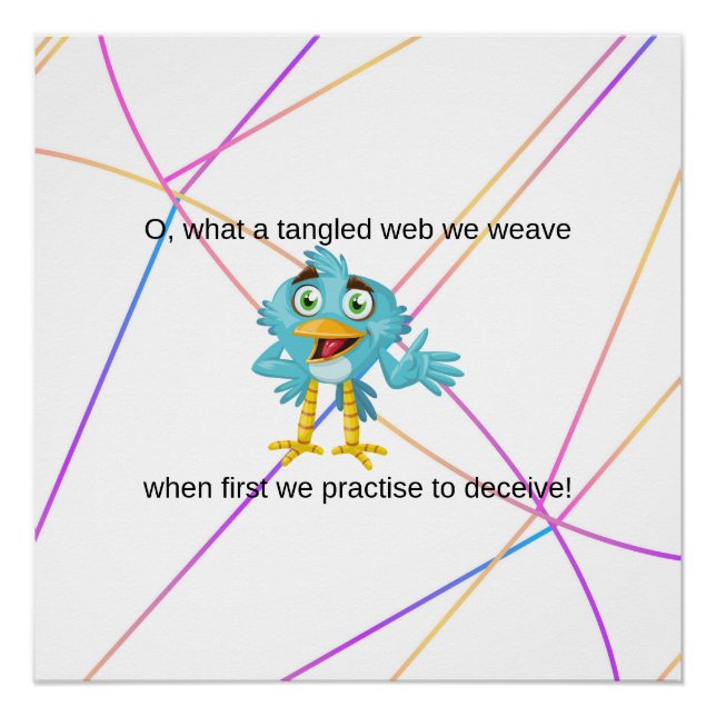 Tangled web poster (Front)