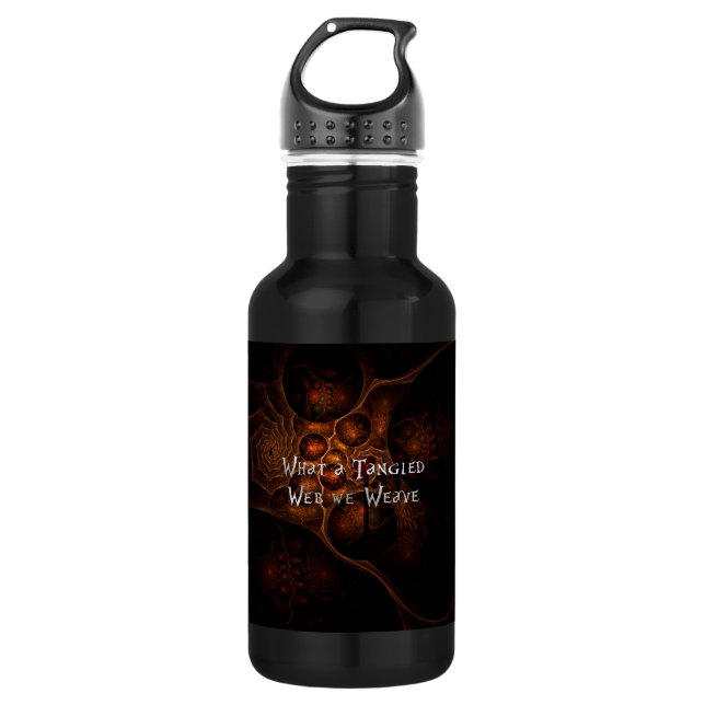 Tangled Web Water Bottle (Front)