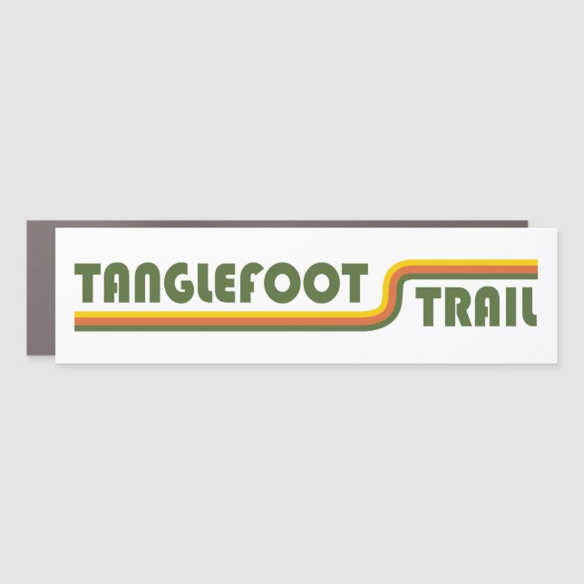 Tanglefoot Trail Car Magnet (Front)