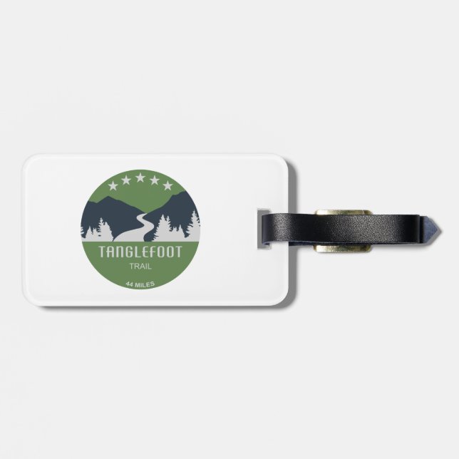 Tanglefoot Trail Luggage Tag (Back Horizontal)