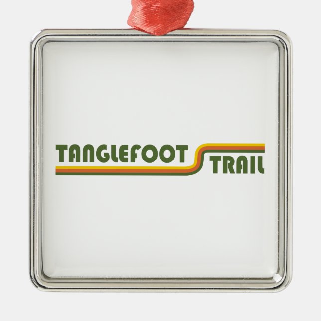 Tanglefoot Trail Metal Ornament (Front)