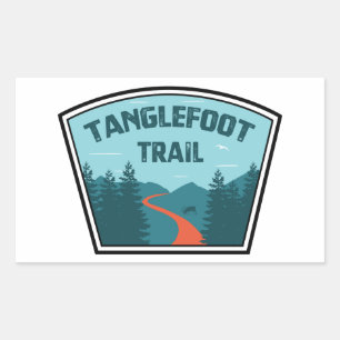 Tanglefoot Trail Rectangular Sticker