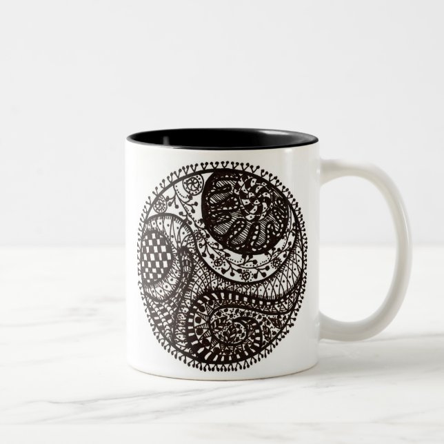 Tangletree One Two-Tone Coffee Mug (Right)