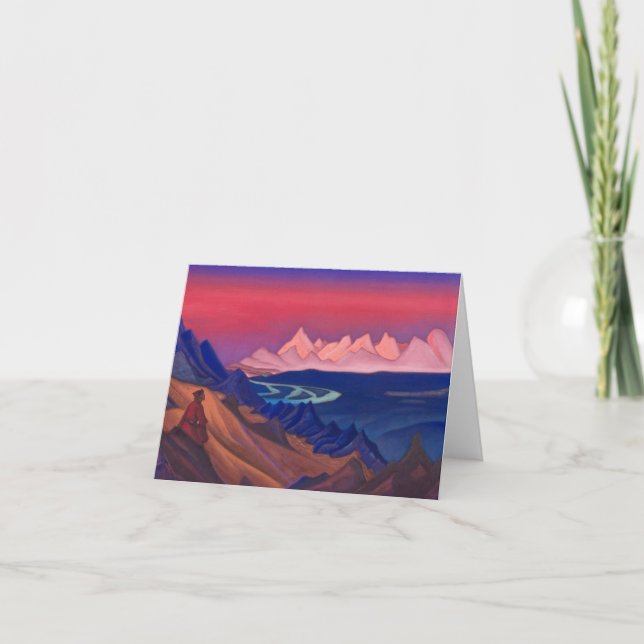 Tanglha, Song of Shambhala by Nicholas Roerich Thank You Card (Front)