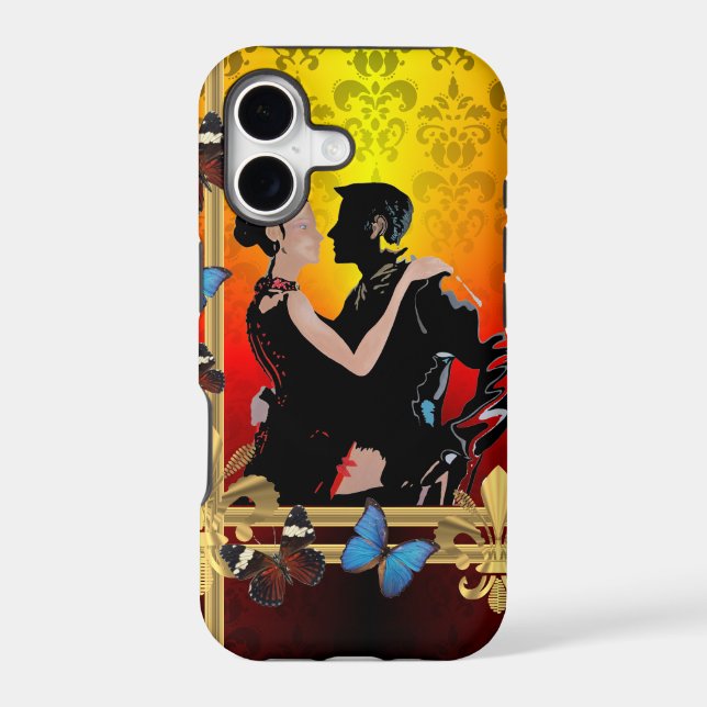 Tango and damask iphone case (Back)