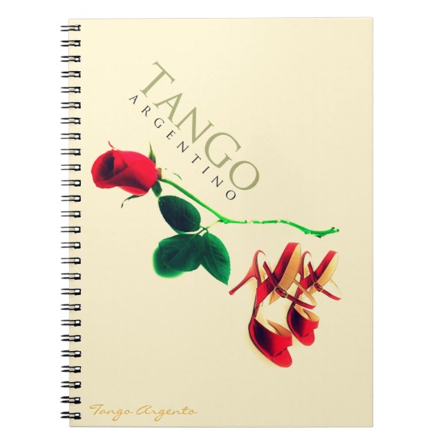 Tango argentino Vintage Notebook (Front)