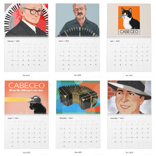 Tango Art Only 2025 Two Page Medium Calendar