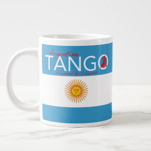 Tango, as in Life - A Tango Haiku (Cabeceo) Giant Coffee Mug
