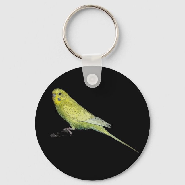 Tango budgie keychain (Front)