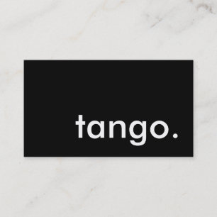 tango. business card
