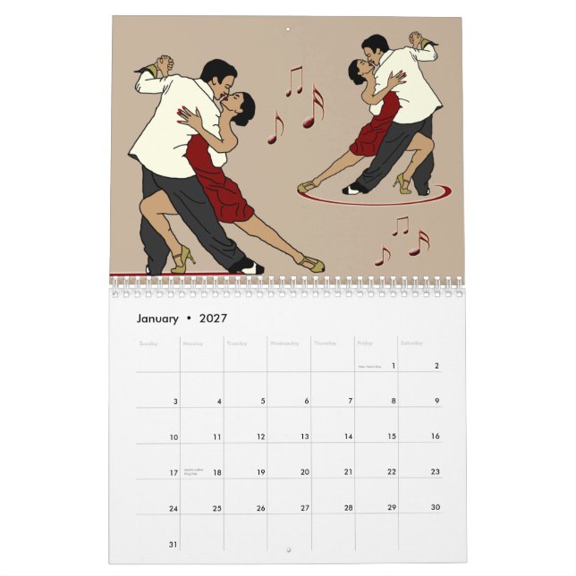Tango Calendar 2015 (Jan 2027)