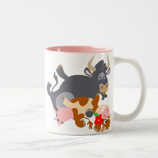 Tango!! (cartoon bull and cow) Mug
