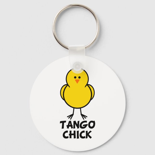 Tango Chick Keychain (Front)