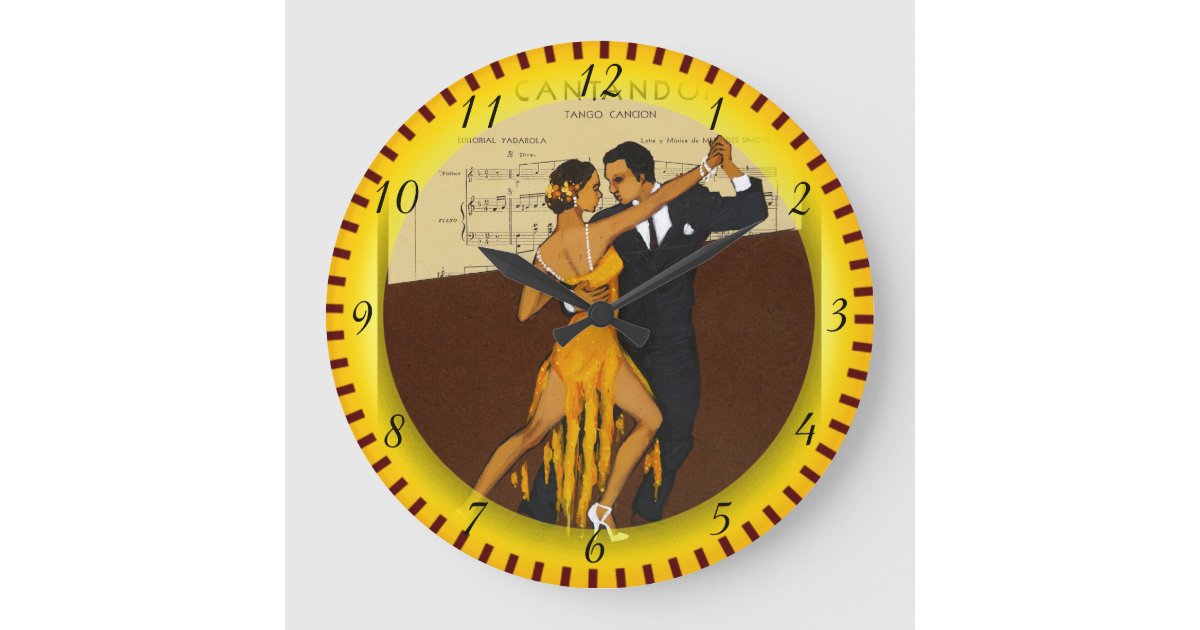 TANGO clock | Zazzle