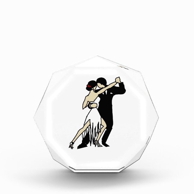 Tango Dance Acrylic Award (Front)