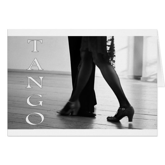 Tango Dance cool design! Cards (Front Horizontal)