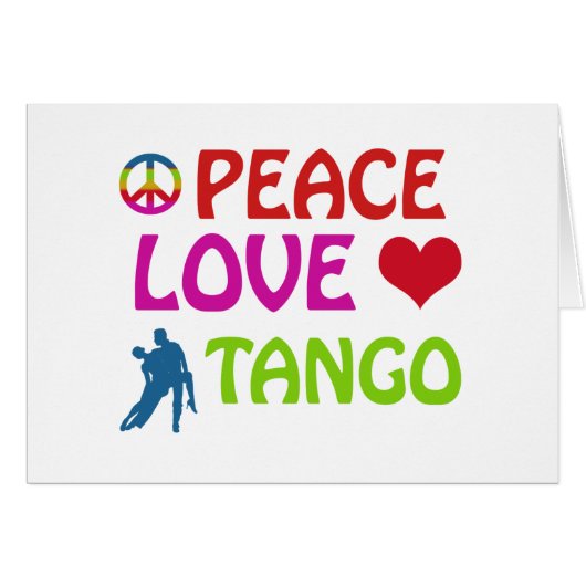 Tango dance designs cards (Front Horizontal)