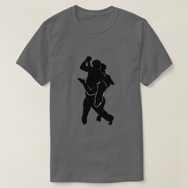 Tango Dancer Couple T-Shirt - Your Color (Design Front)