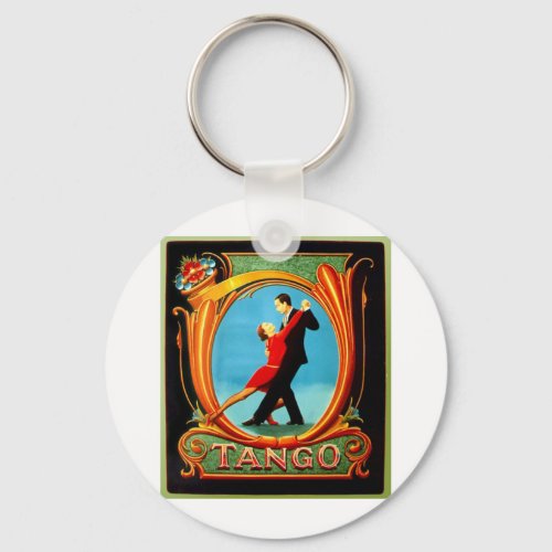 Tango Dancer Keychain