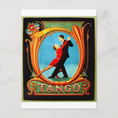 Tango Dancer Postcard