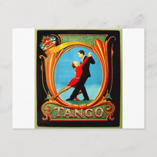 Tango Dancer Postcard