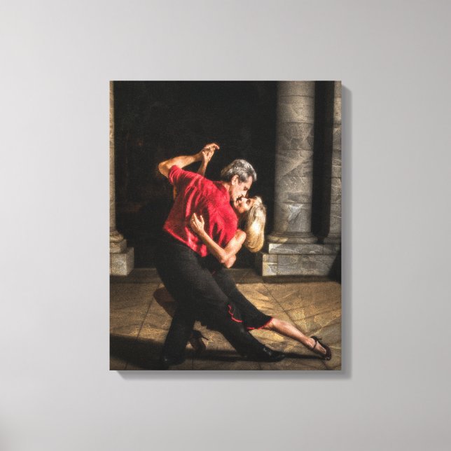 Tango Dancers Canvas Print (Front)