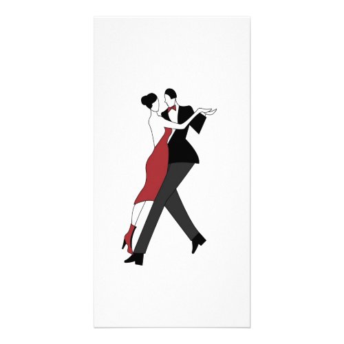 tango dancers card