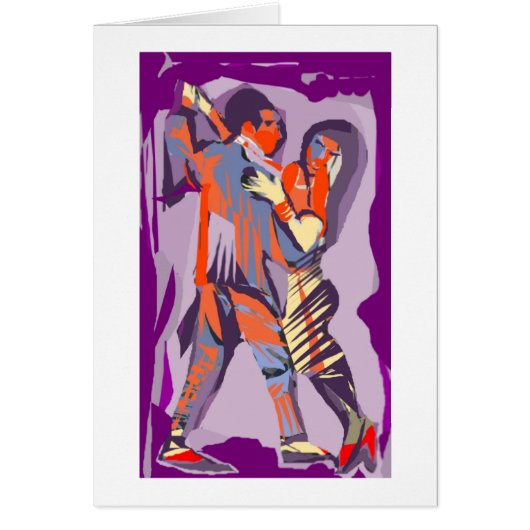 Tango dancers cards (Front)