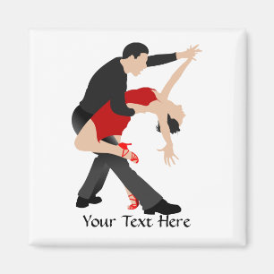 Tango Dancers (customized) Magnet
