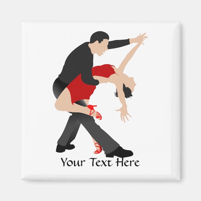 Tango Dancers (customized) Magnet (Front)