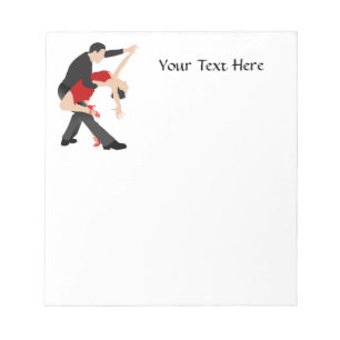 Tango Dancers (customized) Notepad